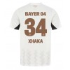 Bayer Leverkusen Granit Xhaka #34 Bortatröja 2024-25 Korta ärmar